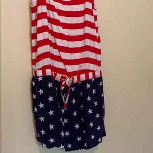 American Flag Romper